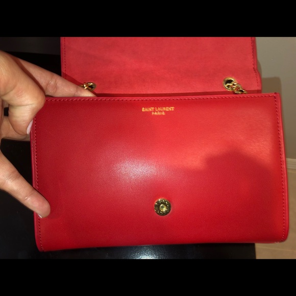 Red tassel YSL clutch bag - Picture 2 of 8